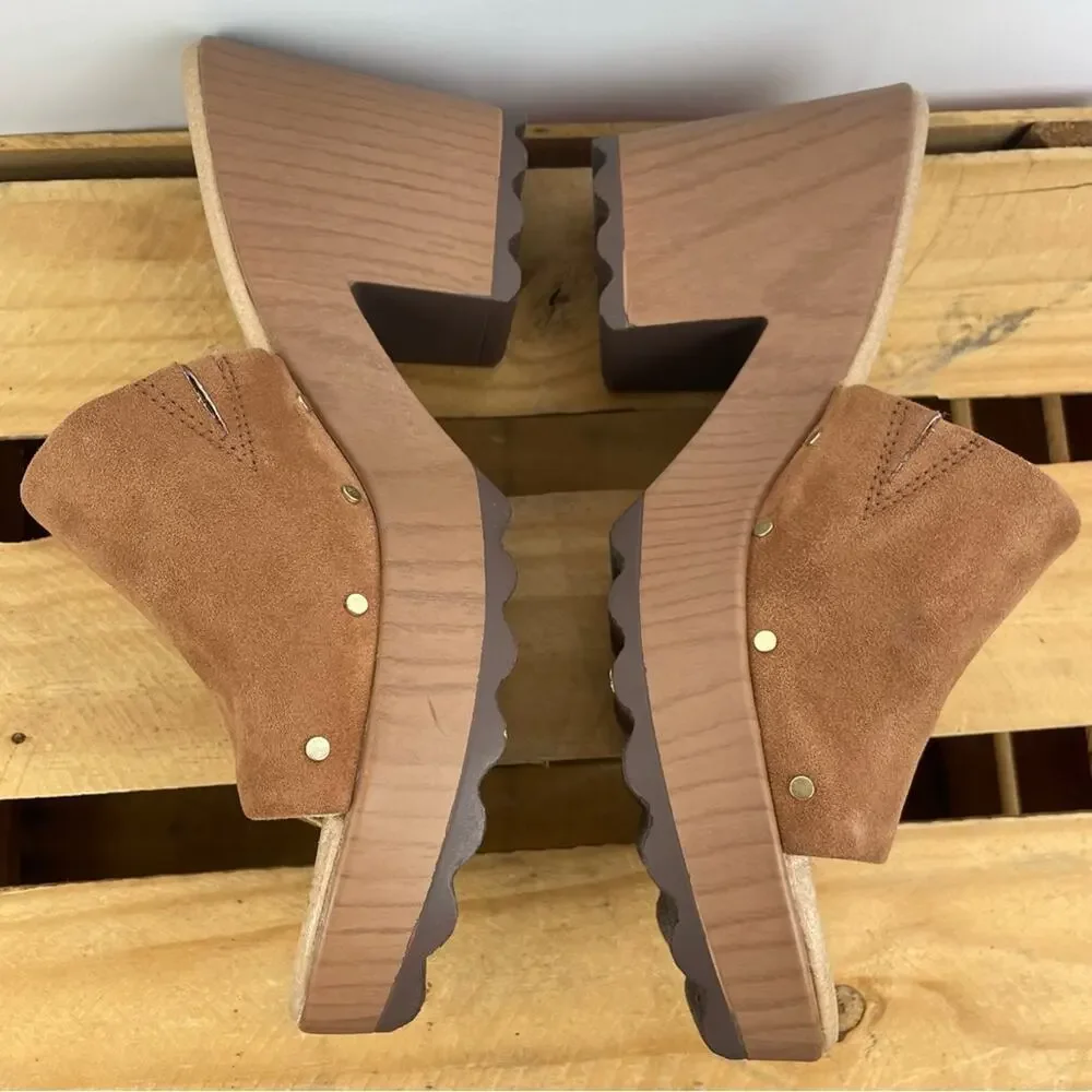 Dr. Scholl's Wake Up Slide Platform Sandals Women's size 9.5